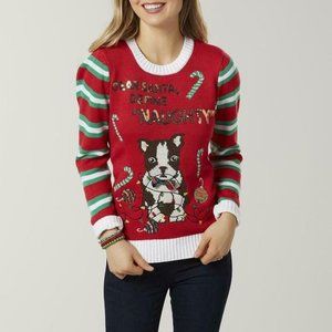 Joe Boxer Juniors Small Dear Santa Define Sweater